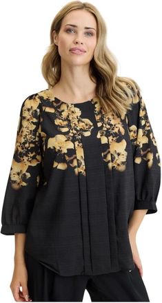 In Front Bluse - - Blouses & Shirts - Donna - Nero - L