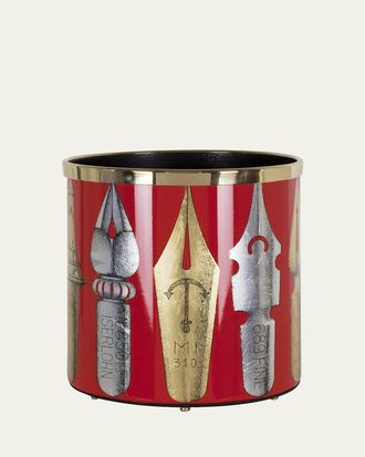 Fornasetti Pennini Paper Basket
