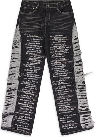 Who Decides War by Ev Bravado Coal Ultra Flare Denim