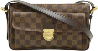 Louis Vuitton Pre-owned Vintage Canvas Crossbody Bag - Dames - Vintage Schoudertas - Bruin - ONE Size - Vintage
