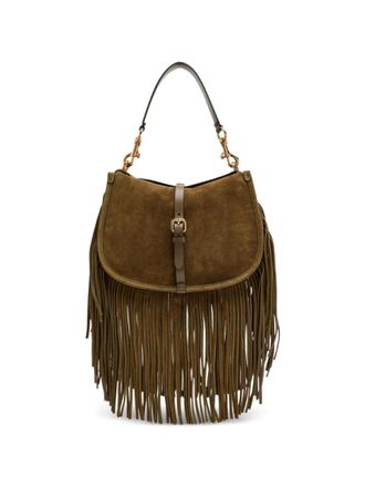 Etro Brown Pony Large Shoulder Bag