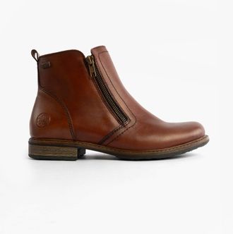 Rieker 74850-25 Womens Boots Brown Leather - Size UK 6.5