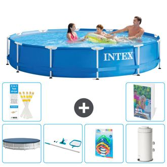 Intex Piscina Con Estructura Redonda - 366x76 Cm - 7-piezas S151