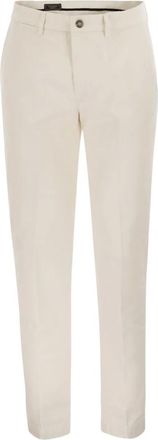 PESERICO Chino in gabardine - Toni neutri