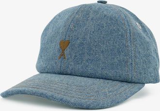 Ami Mens Hat, Denim Blue Cotton