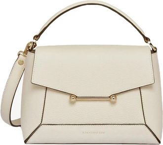 Strathberry Moza&iuml;ektas met schouderriem - Dames - Handtassen - Beige - ONE Size - Leer - Tassen