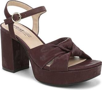 Life Stride August Ankle Strap Platform Sandal in Plum at Nordstrom, Size 8.5