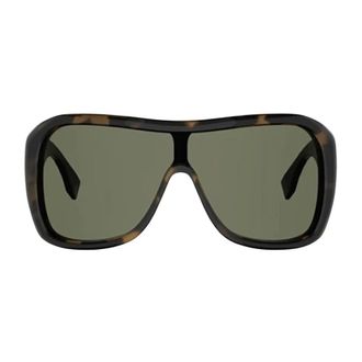 Fendi Accessoires, Dames, Bruin, ONE Size, Screen Zonnebril