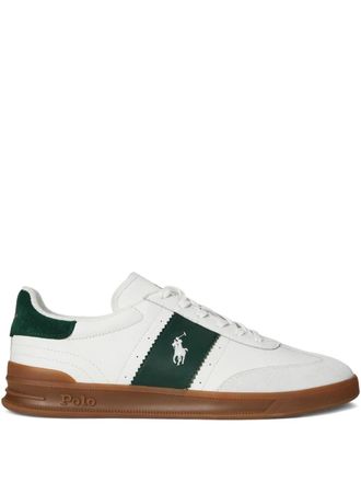 Polo Ralph Lauren Aera leather sneakers - men - Synthetic Rubber/Polyester/Leather - 15 - White