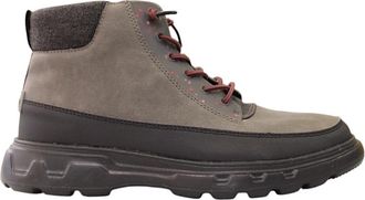 Hey Dude Bruine Leren Casual Schoen - Heren - Veterlaarzen - Bruin - 43 EU - Leer - Schoenen