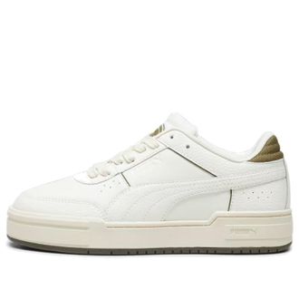 Puma CA Pro Sport Sneakers Warm White Dark Olive 393282-02