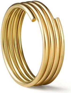 Shihara 18kt yellow gold Stack Hoop 01 earring - women - 18kt Yellow Gold - One Size