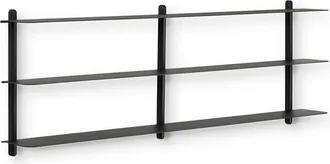 Gejst Nivo Wandregal D, schwarz