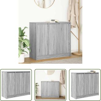 vidaXL vidaXL Armadio da bagno - Credenza Grigio Sonoma 85x34x76 cm in Legno Multistrato