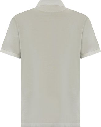 GANT Mens Short Sleeve Polo Ecru Cotton Shirts T-shirts And Polos