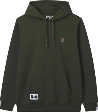 Fingercroxx Felpa con cappuccio e tasca a marsupio - Verde