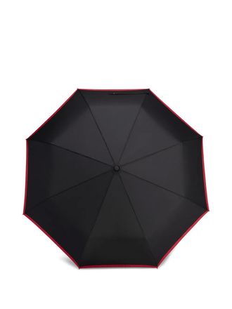 BOSS Ombrello con bordo a contrasto - Nero