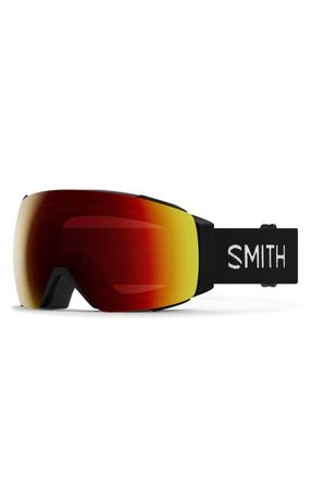 Smith I/O MAG 154mm Snow Goggles in Black /Chromapop Sun Red at Nordstrom
