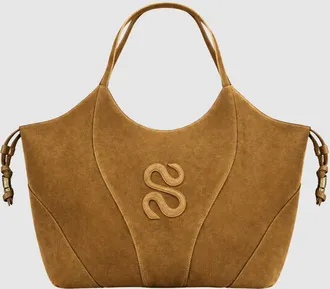 Sista Paris Sac Positano Nubuck Tabac