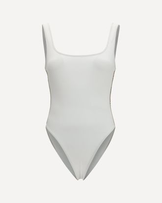 Burberry One-piece Swimsuit with Check trim Female S