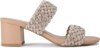 Carvela Womens Twisted Jewel Sandals - Beige - Size UK 3