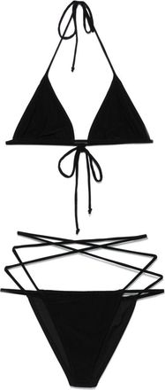 Norma Kamali Criss-Cross Bikini Set - Womens - Polyester/Spandex/Elastane