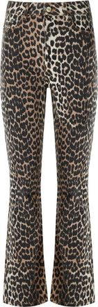 Ganni JEANS BETZY LEOPARDATO GANNI