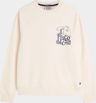 Scotch & Soda Men & apos;s Front And Back Artwork Regular-Fit Sweatshirt