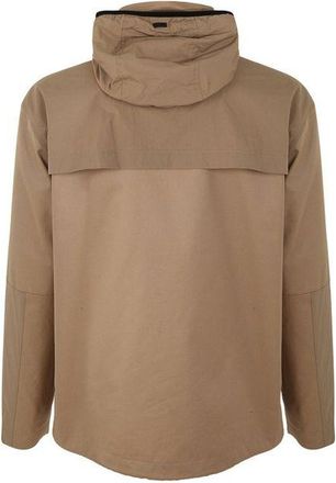 Herno Mens Brown Cotton Shell Jacket Clothing