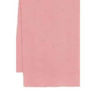 Faliero Sarti Sciarpa in lana e cashmere con bordi sfrangiati - - Accessories - Donna - Rosa - ONE SIZE