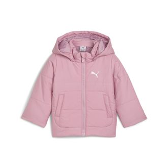 Puma Giacca imbottita con cappuccio Minicats per bimbi ai primi passi, Abbigliamento, Rosa, 12-18M
