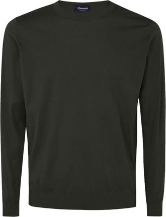 Drumohr Hombre, Jerseys, Verde, Talla: S