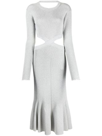 3.1 Phillip Lim Ribgebreide jurk - Grijs