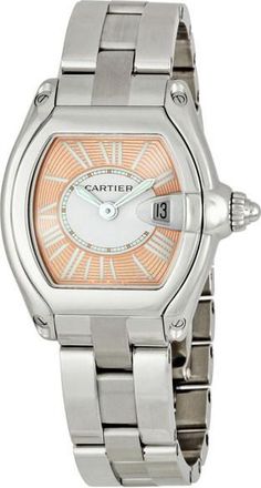 Cartier Pre-owned Cartier Roadster Coral and Pink Dial Ladies Watch W62054V3