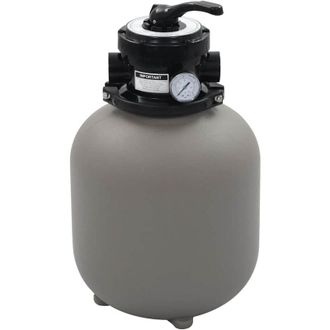 vidaXL Vidaxl - Filtro De Arena De Piscina V&aacute;lvula De 4 Posiciones Gris 350 Mm