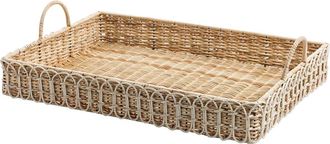 Juliska Provence Rattan Tray in Whitewash at Nordstrom