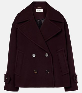 Chloé Chloé Cappotto doppiopetto in misto lana