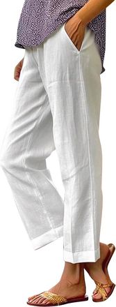 Generic cargo trousers women, linen cropped trousers for women uk, culottes trousers for women, ladies cotton trousers elasticated waist, white linen trousers