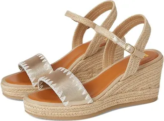Mia Becky Womens Wedge Shoes Natural/Gold : 8.5 M, Synthetic