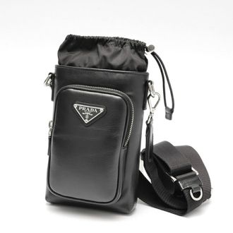 Prada Black Leather Pouch (Pre-Owned)