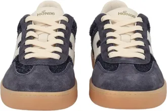 Hogan Cool Blue Textured Calfskin Sneakers