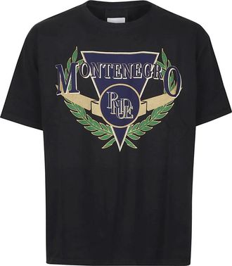 Rhude Montenegro Regatta T-shirt - Heren - T-shirts - Zwart - S - Tops
