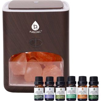 Pursonic 3-in-1 Salt Diffuser & 6 Pack Essential Oil Set in Multicolor at Nordstrom