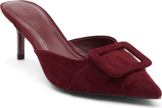 Billini Yorkie Kitten Heel Pump in Dark Cherry Suede at Nordstrom Rack, Size 10
