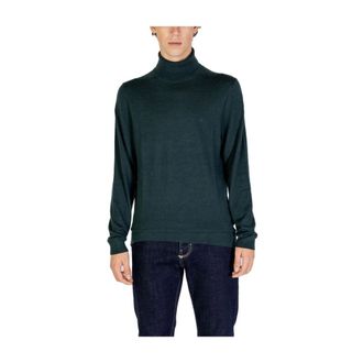 Calvin Klein Hombre, Jerseys, Verde, Talla: M