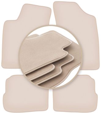OEM Alfombrillas Premium Beige Para: Volkswagen Passat B4 Familiar, Sed&aacute;n 1993-1997