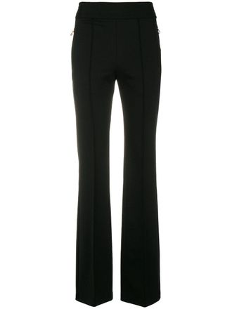 Off-white broek met rechte pijpen - Zwart