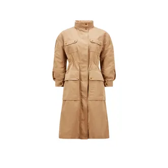 Moncler Nantes Parka Beige Size 0