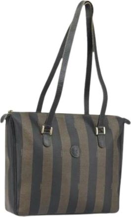 Fendi Pre-owned Tote Bags, female, Brown, Size: ONE SIZE Pre-owned Vintage Tote Bag