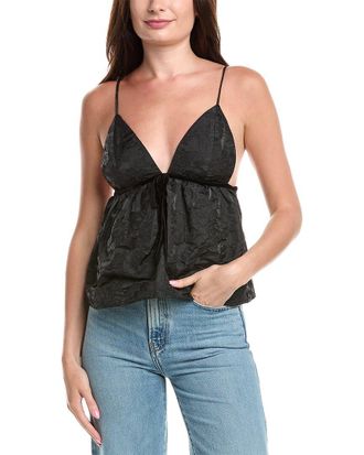 Ganni Jacquard Strap Top